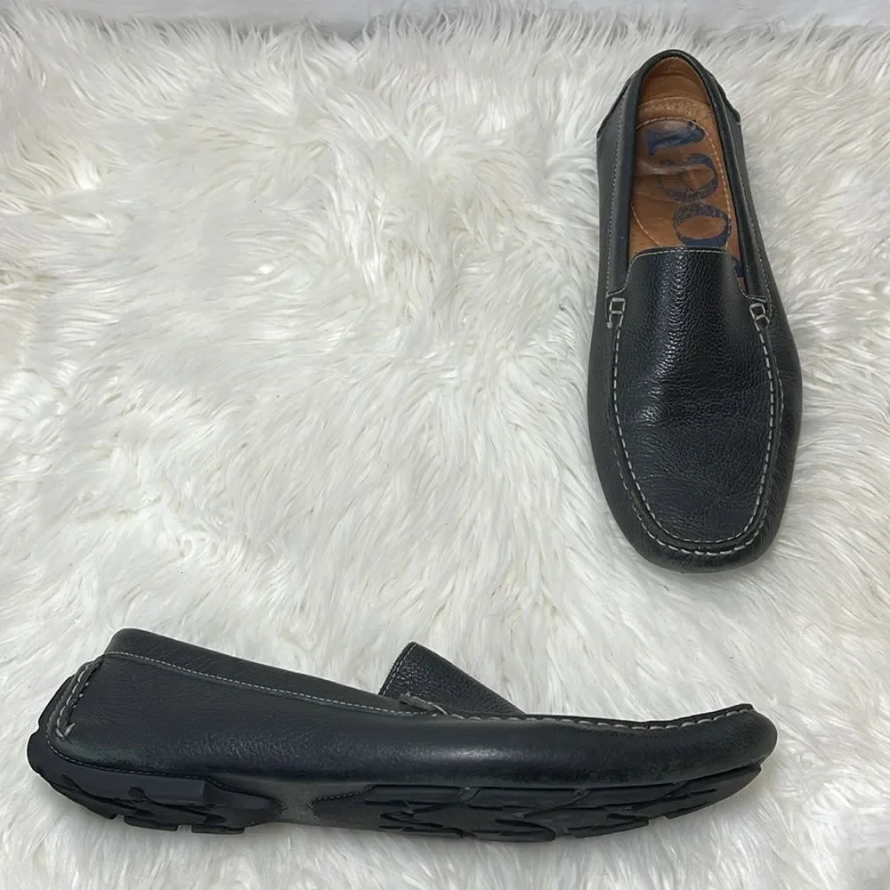 1901 Brown Leather‎ Slip On Driving Loafers Sz 10.5